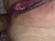 Cougar anal and helps with dildo