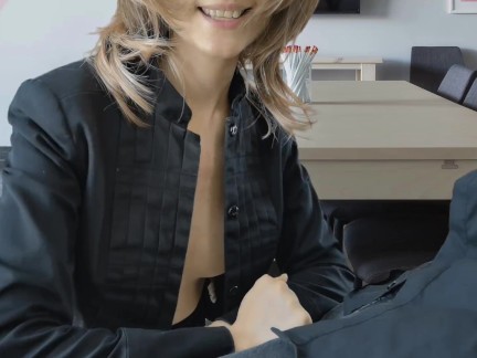 CHALLENGE | HURRY UP TO CUM before the business meeting (5 Minutes).