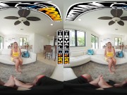 VIRTUALPORN - Busty Blonde MILF Robbin Banx Seduces Step Son In Shower 4/16