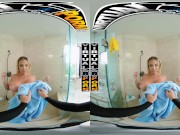 VIRTUALPORN - Busty Blonde MILF Robbin Banx Seduces Step Son In Shower 8/16