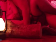 REAL Fantasy Dream COSPLAY with Perfect MILF as Little Red Riding Hood 🔹 Real Amateur MY BLUE APPLE 13/16