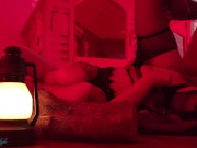 REAL Fantasy Dream COSPLAY with Perfect MILF as Little Red Riding Hood 🔹 Real Amateur MY BLUE APPLE 16/16