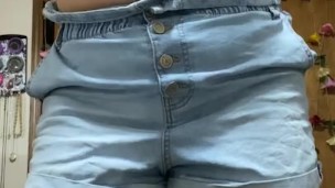 Strip and backwards thong