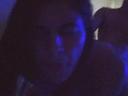 Correcting the submissive for not sucking right. Spanking the ass. 16/16