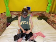 ご褒美は中出しSEX♡可愛い色白女子大生がエロチャイナコスプレでアナル舐め性感マッサージ(前半)♡RYO＆YUU♡素人カップル/個人撮影/10代/美少女/オナニー/電マ/初めてのバイブで脚ピン逝き♡ 2/16