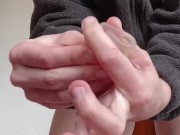 Menstrual cup pull out and insert 10/16