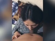 Quick Head Before Bed: Latina Babe Sucks Dick & Swallows Cum 4/16