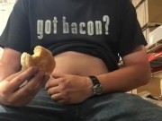 Puckos pig lunch at work 