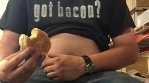 Puckos pig lunch at work 