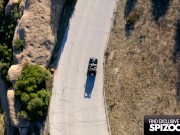 Hitchhiking Cutie Blake Blossom Gets Her Tits Covered With Huge Load 2/16