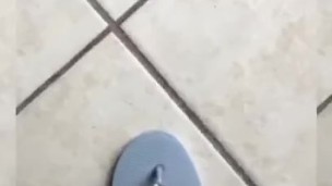 @tici_feet | Wearing havaianas with dark toenails (preview)