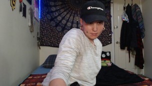 collage boy shows of huge ass