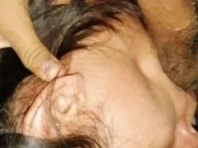 Cute girl sucking and taking my cock ends up masturbating 3/16