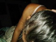 Cute girl sucking and taking my cock ends up masturbating 6/16