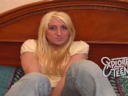 5 foot 8 19 yr old blonde with BIG tits makes her debut porn 2/16