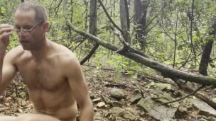 Cam Crest gets caught jerking off on a hiking trail