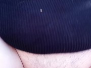 Cummin on his fat cock 14/16