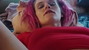 tiny cheerleader takes on my Lil fuckin machine before getting fucked hard