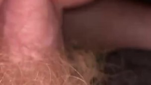 Fat old man jerking off in the morning 