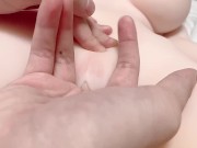 【女性向け】お腹を押しながら手マンでピンポイントで気持ち良くなる
