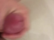 SMALL CUM IN SHOWER!