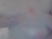 PAWG playing in the shower for her onlyfans