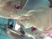 Lucy Gurchenko Strips her sexy suit in swimming pool 7/16