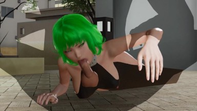 One punch man: Tatsumaki vs psycho