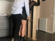 Light BDSM. Hot wax on the ass is the best gift for a Russian whore 3/16