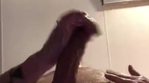 POV licking my balls waiting for that CUMshot