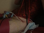 Sissy in Corset Estim