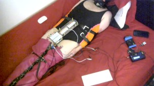 CBT Cock and Ball Crusher Electro Torment for Slutty Sissy