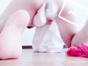 【おしっこチャレンジ】再挑戦！コップに放尿してクリ勃起OL_リクエスト[Pee Challenge] Pissing in a Cup and Clit Erection_japanese 14/16