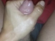 Edging Oiled Up Cock - Screenshot 10 of 16 - Precum