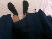 限界まで我慢して遊んでたらおトイレ間に合わなくておもらし 16/16