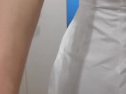 【自撮り】白ワンピースを着てお尻フリフリするアラサー女子 - Screenshot 16 of 16 - お尻