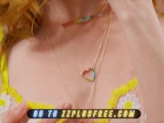 Brazzers - Graceful Lacy Lennon Uses Her Toy To Warm Herself Up Before Taking Zac Wild's Thick Cock 2/16