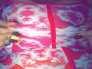 Massaging my big tits