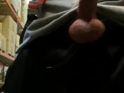 Riding around with my dick out at work