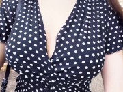 Boobwalk: Polka Dot Dress