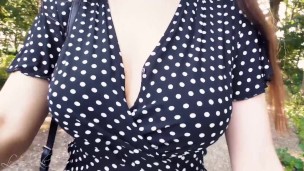 Boobwalk: Polka Dot Dress