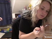 She loves honey and also sex