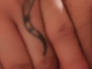 Fingering myself while family is in the other room