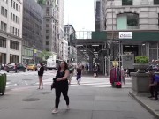 Horny Asian student sucks a HUGE white cock! 1/16