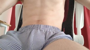 Whipping my abs!