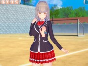 【エロゲーコイカツ！】爆乳美少女「梓(オリキャラ)」のおっぱい揉みまくりH！(巨乳アニメ3DCG動画)[Hentai Game Koikatsu! ](Anime 3DCG video) 1/16