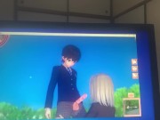 【エロゲーコイカツ！】爆乳美少女「梓(オリキャラ)」のおっぱい揉みまくりH！(巨乳アニメ3DCG動画)[Hentai Game Koikatsu! ](Anime 3DCG video) 15/16