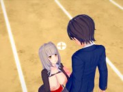 【エロゲーコイカツ！】爆乳美少女「梓(オリキャラ)」のおっぱい揉みまくりH！(巨乳アニメ3DCG動画)[Hentai Game Koikatsu! ](Anime 3DCG video) 3/16