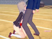 【エロゲーコイカツ！】爆乳美少女「梓(オリキャラ)」のおっぱい揉みまくりH！(巨乳アニメ3DCG動画)[Hentai Game Koikatsu! ](Anime 3DCG video) 5/16