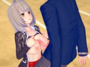 【エロゲーコイカツ！】爆乳美少女「梓(オリキャラ)」のおっぱい揉みまくりH！(巨乳アニメ3DCG動画)[Hentai Game Koikatsu! ](Anime 3DCG video) 7/16